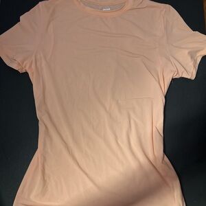 SKIMS Pink Fitted Short Sleeve Tee